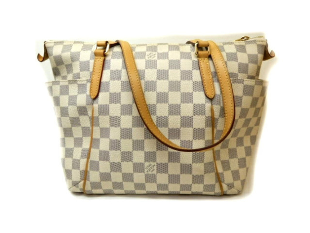LOUIS VUITTON Totally Shoulder Bag Azur White New